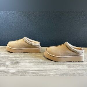 NWOT!!! Altar'd State Matisse Cloud Tan Mules with Braided Trim